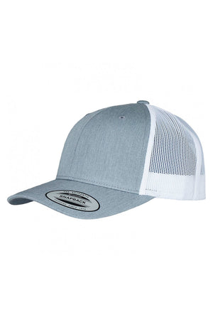 Flexfit Retro Trucker Heather Grey / White