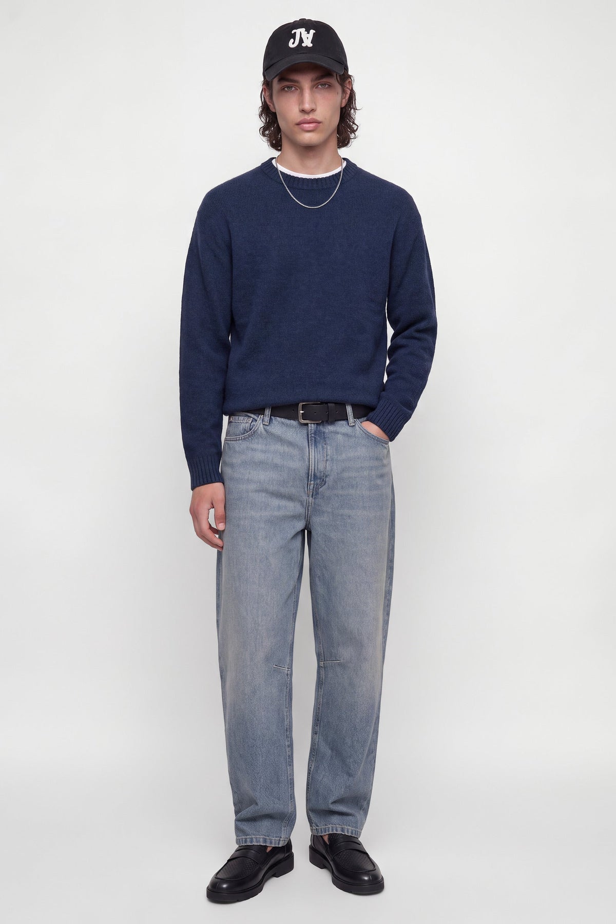 Jack & Jones Soho Ollie Knit Crew Neck SN Navy Blazer