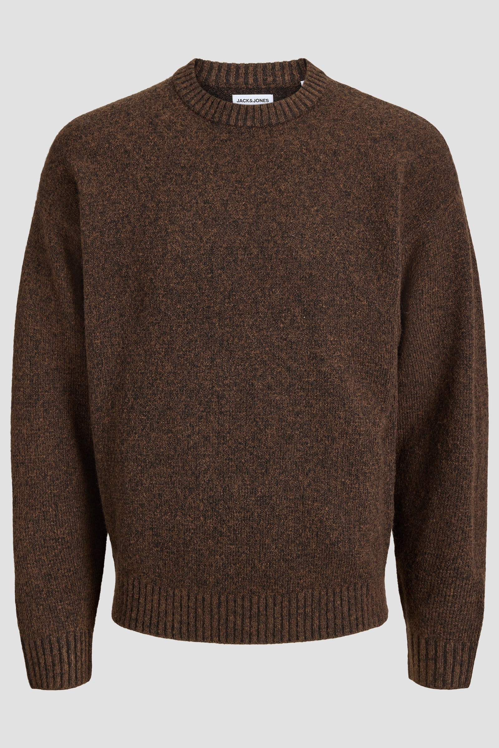 Jack & Jones Soho Ollie Knit Crew Neck SN Cocoa