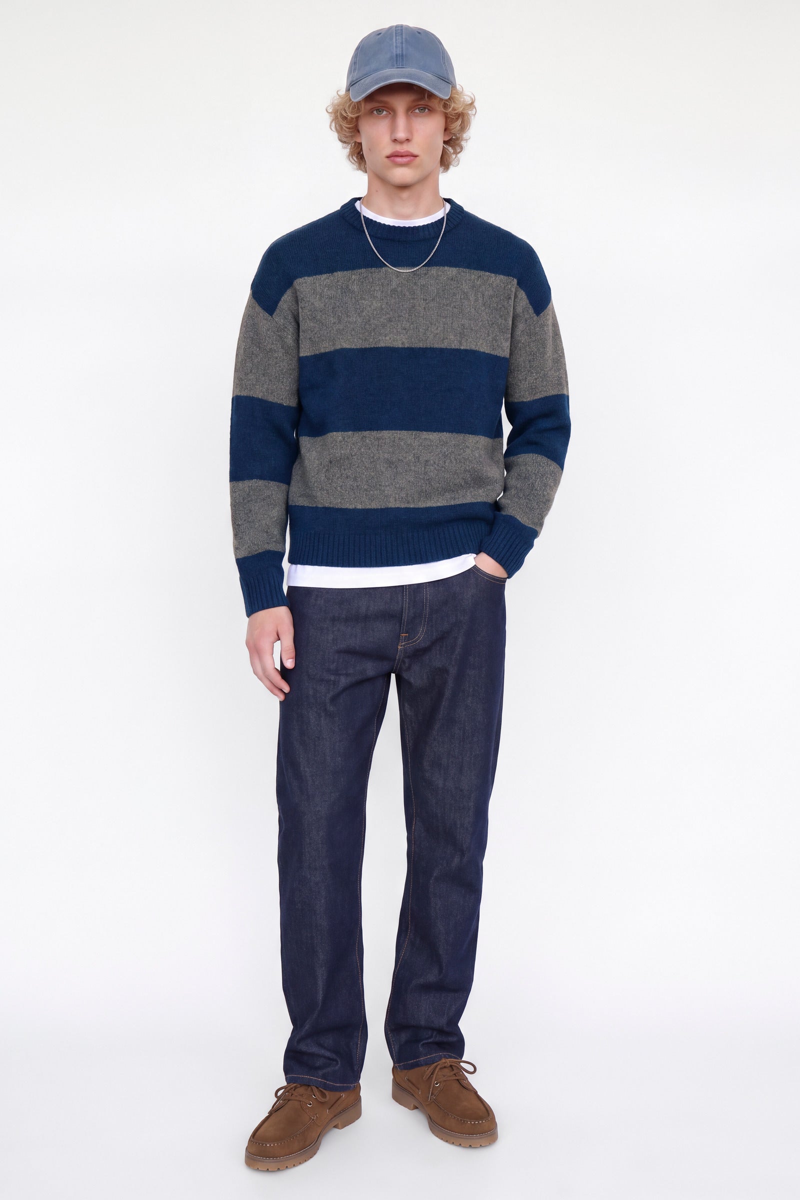 Jack & Jones Soho Ollie Knit Crew Neck SN Navy Blazer