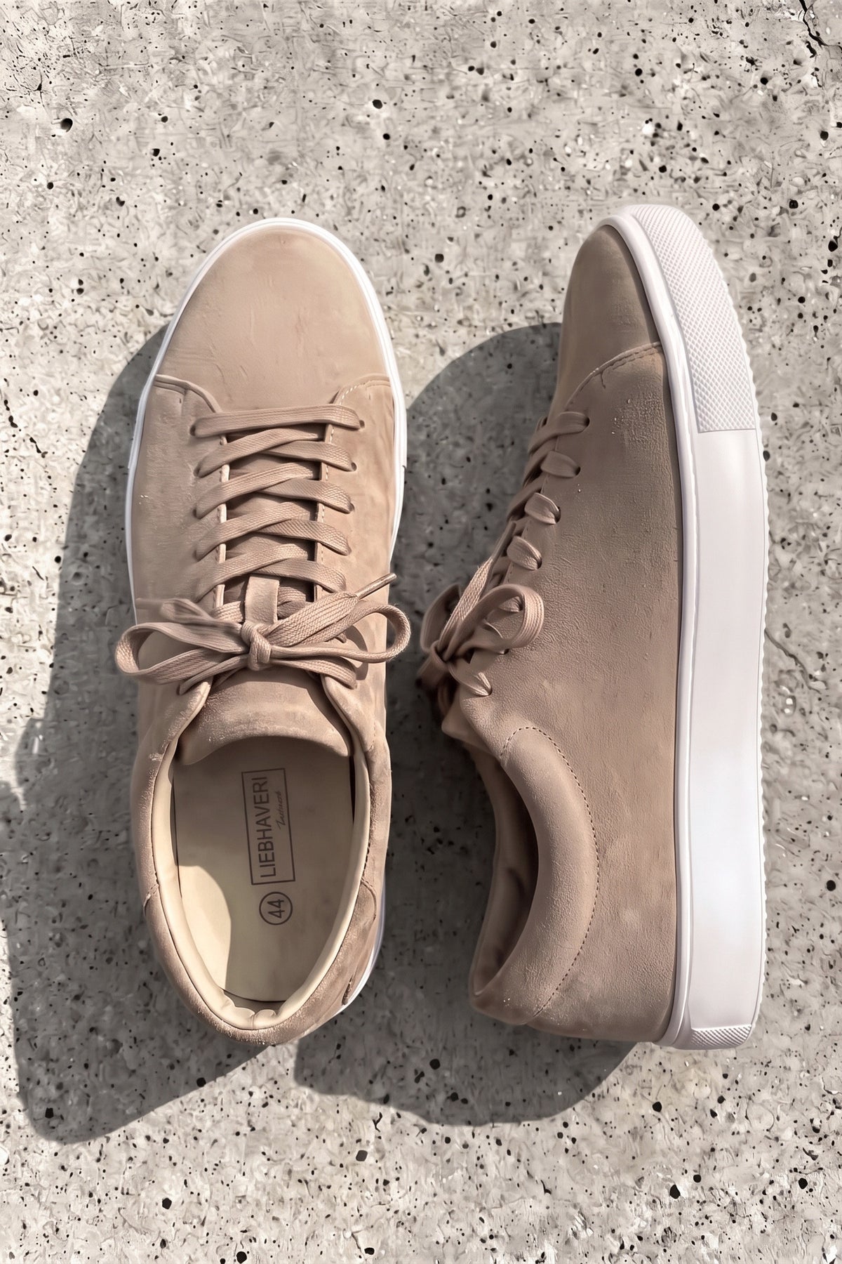 Liebhaveri Liberty Sneaker Suede Taupe