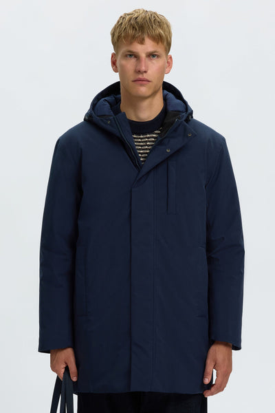 Selected Franklin Urban Tech Parka Sky Captain