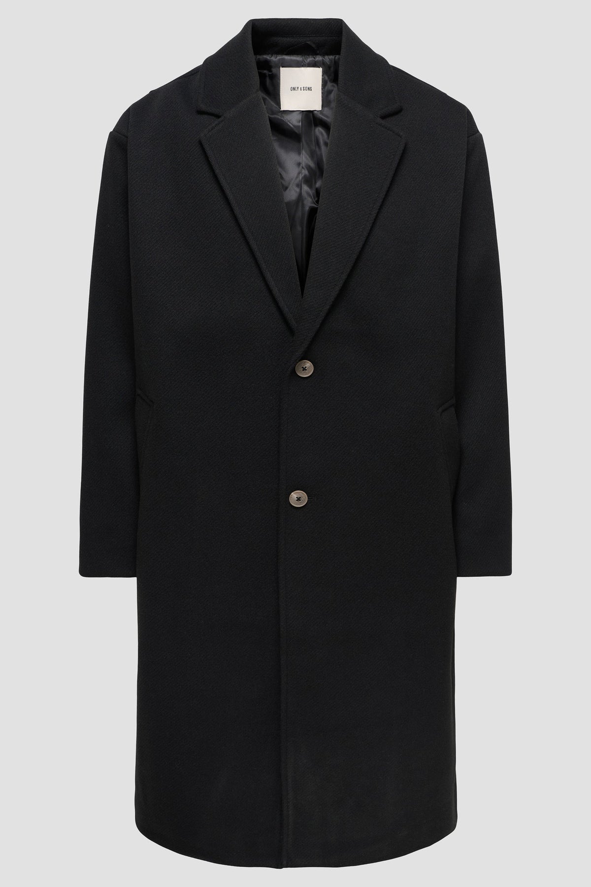 Only & Sons Stanley Coat Black