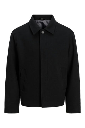 Jack & Jones Harris Short Wool Coat Black