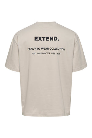 ONLY & SONS Lale Oversize Fit Tee Silver Lining