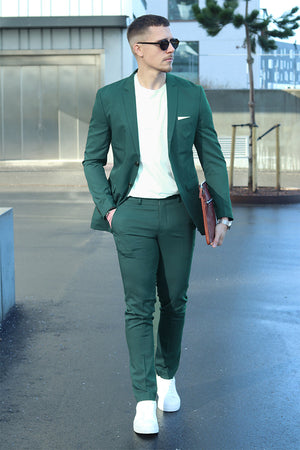 Jack & Jones Premium Franco Slim Fit Suit Darkest Spruce