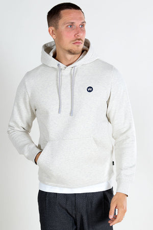 Kronstadt Lars Organic/Recycled hoodie Lt Grey Mix