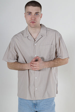 Jack & Jones Cody Poplin Resort Shirt SS Oxford Tan