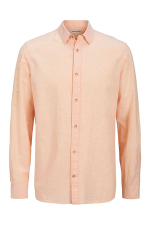 Jack & Jones Summer Shirt LS Peach Parfait