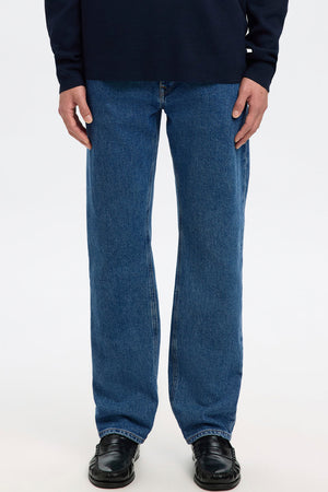 Selected Ben Kori Straight Fit Jeans Medium Blue Denim