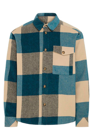 Solid Manheim Shirt INDIAN TEAL