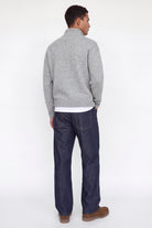 Jack & Jones Soho Ollie Knit Half Zip SN Light Grey Melange
