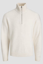 Jack & Jones Soho Ollie Knit Half Zip SN Moonbeam