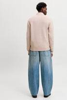 Jack & Jones Soho Ollie Knit High Neck Zip Car Atmosphere