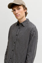Jack & Jones Carter Check Shirt LS SN Black
