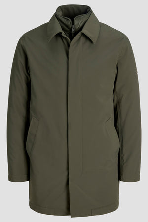 Jack & Jones Bladevon Mac Coat Forest Night