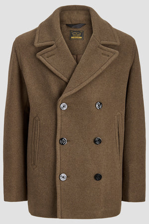 Jack & Jones Bluneil Wool Blend Peacoat Crocodile