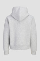Jack & Jones Legacy Sweat Scuba Zip Hoodie Light Grey Melange
