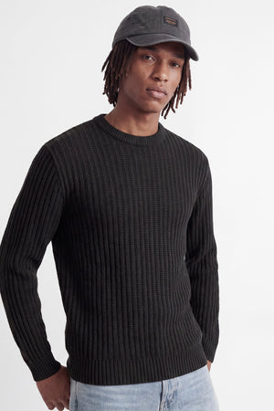 Jack & Jones Axon Knit Crew Neck Black