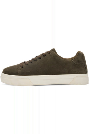 Selected David Chunky Suede Sneaker 2.0 Olive Night