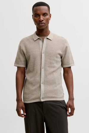 Jack & Jones George Knit Shirt SS Coriander