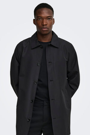 Only & Sons Halle Coat Black