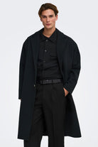 Only & Sons Stanley Coat Black
