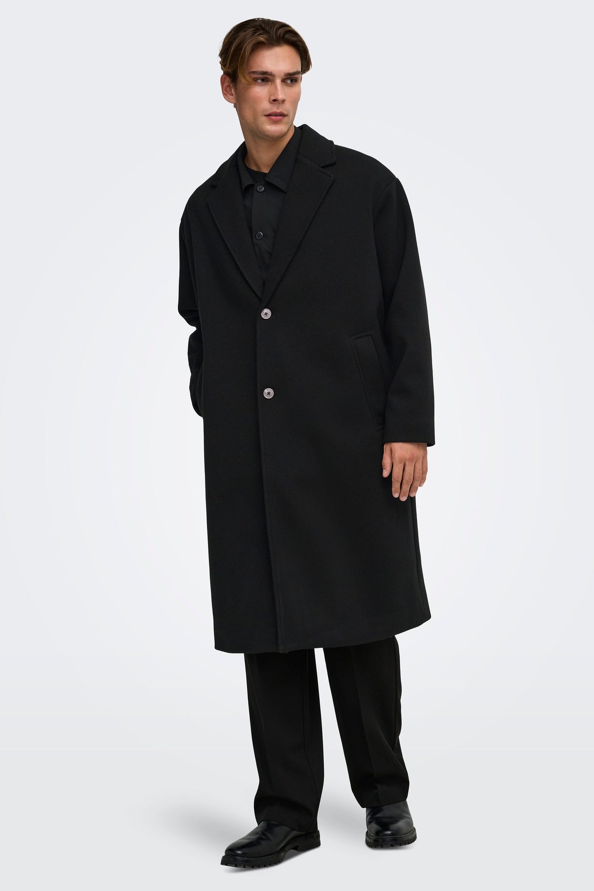 Only & Sons Stanley Coat Black