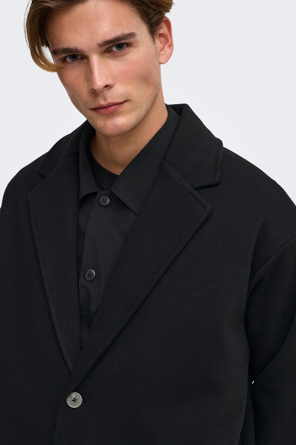 Only & Sons Stanley Coat Black