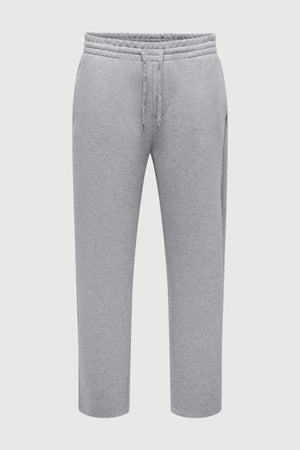 Only & Sons Goyle Wide Scuba Pant Light Grey Melange
