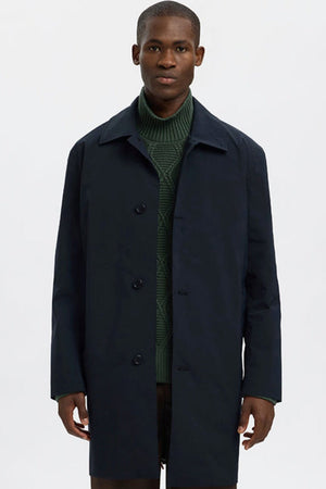 Selected Silas Urban Tech Carcoat Black