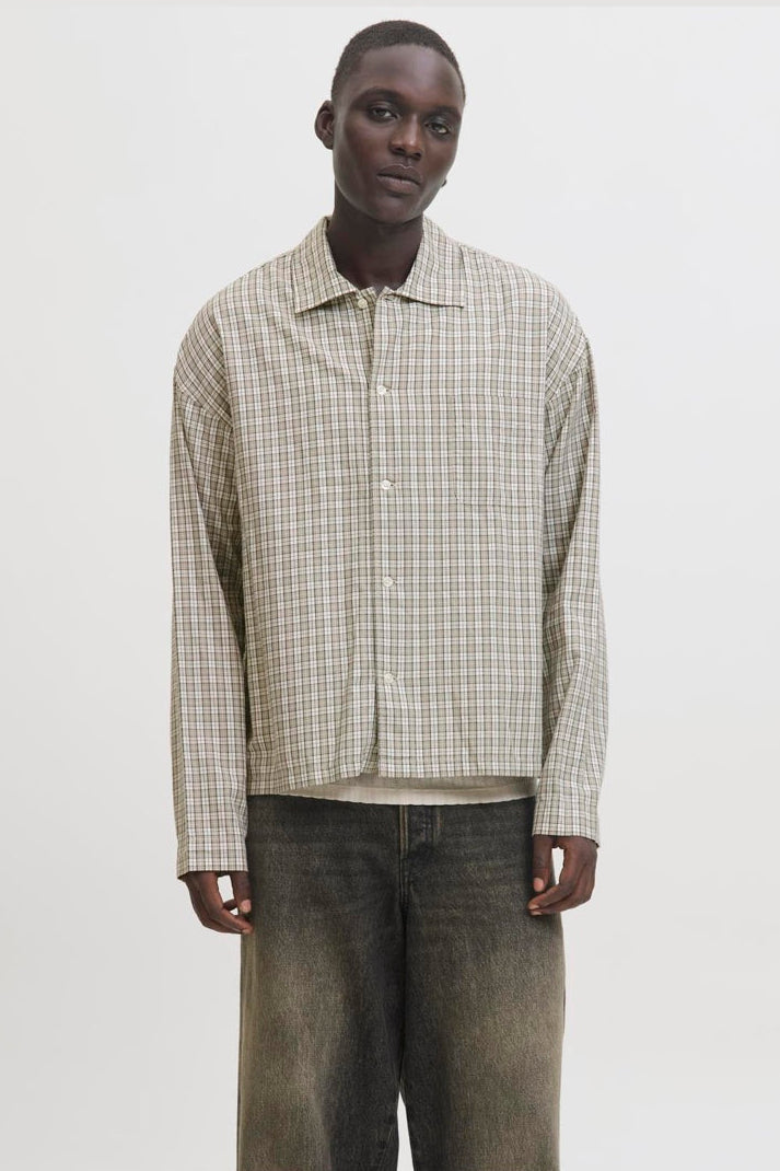 Jack & Jones Joraustin Clean Check Moonbeam Shirt