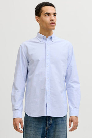 Jack & Jones Harvey Oxford L/S Shirt Chambray Blue