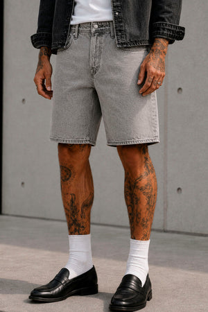 Jack & Jones Jjitony Jjoriginal Szorty Grey Denim