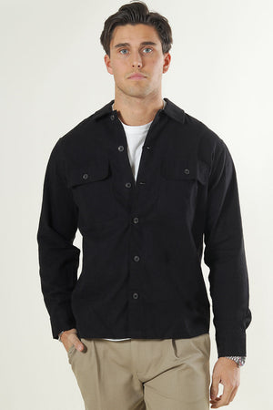 Jack & Jones Charge Overshirt LS Black