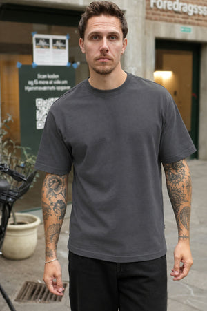 Only & Sons Fred Life Relaxed Fit SS Tee Noos Grey Pinstripe