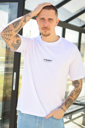 Jack & Jones Jesoho Tee Ss Crew Neck White