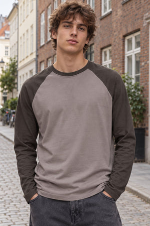 Only & Sons Heaton Raglan LS Tee Falcon