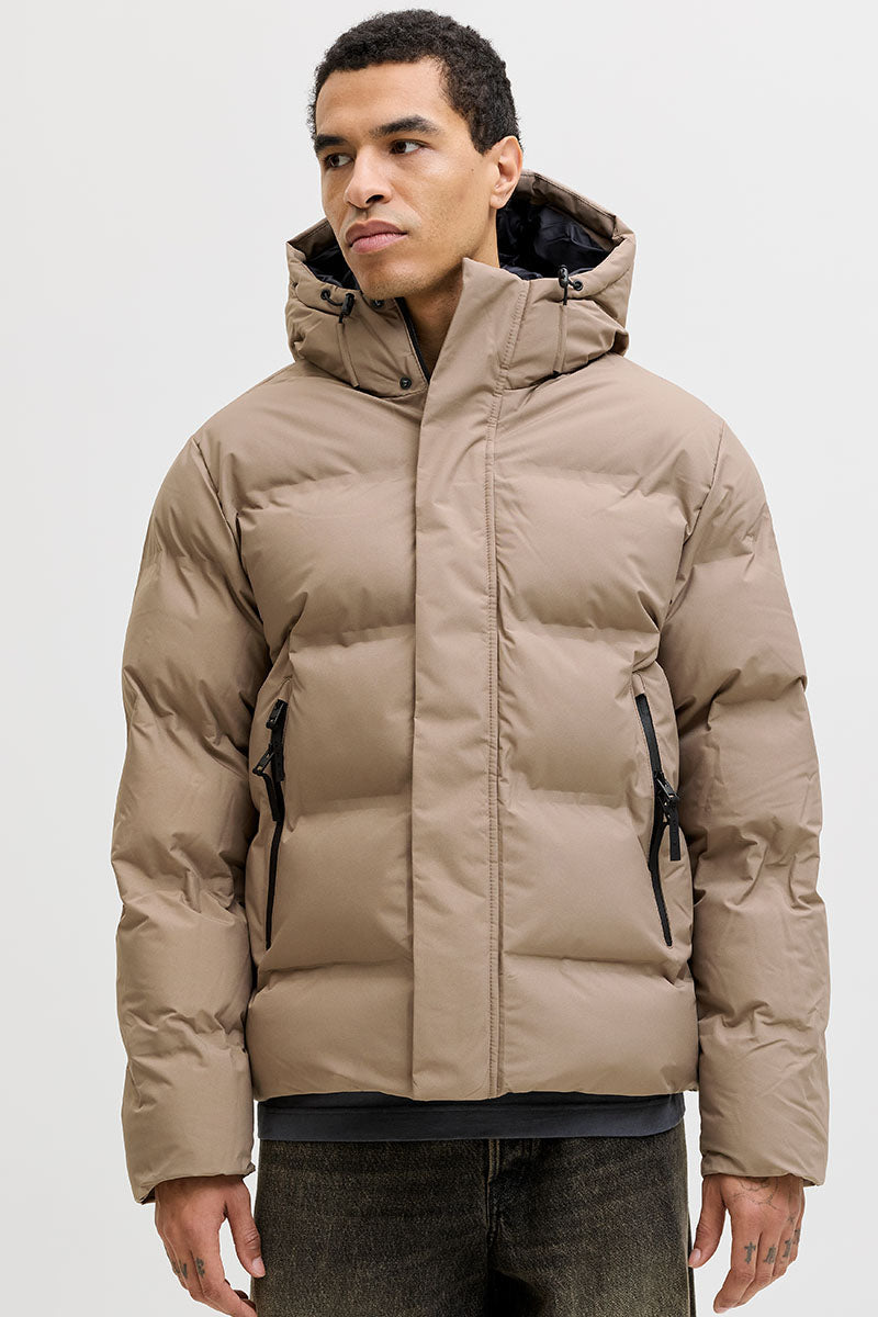 Jack & Jones Cofusion Puffer Jacket Desert Taupe