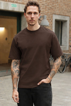 Only & Sons Fred Life Relaxed SS Tee Coffee Bean