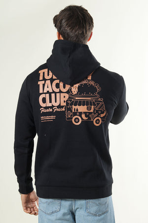 Only & Sons Ceres Food Fiesta Reg Hoodie Black