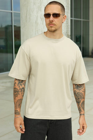 Only & Sons Caspian Airflex Boxy SS Tee Silver Lining