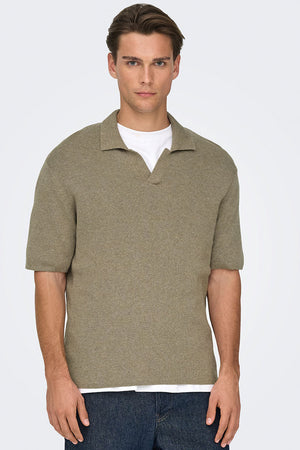 Only & Sons Stravis Reg 12 SS Desert Taupe