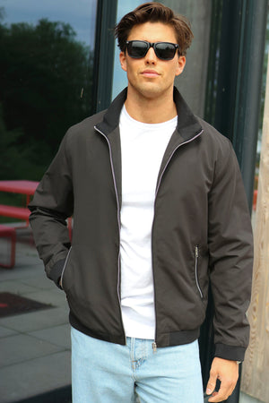 Jack & Jones Rush Harrington Bomber Black
