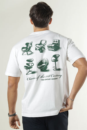 Only & Sons Fred Life Rlx Ss Print Tee Bright White