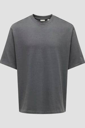 Only & Sons Millenium Ovz SS Tee Noos Grey Pinstripe