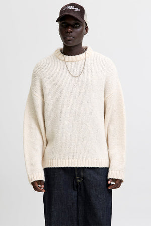 Jack & Jones Kidd Knit Crew Neck Sea Salt