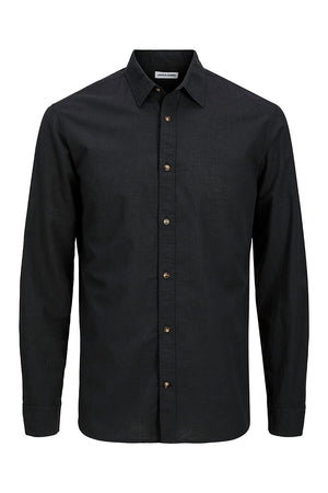 Jack & Jones Summer Shirt LS Black