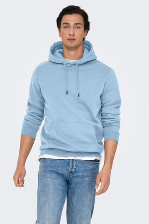 Only & Sons Ceres Hoodie Cerulean