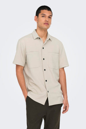 Only & Sons New Kodyl Life Reg SS Shirt Moonstruck